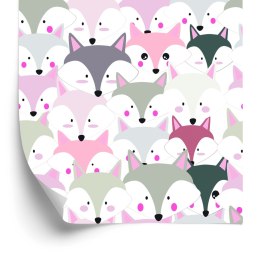 Tapeta Kolorowe Lisy Flizelina 53x1000 TR-4016-VER-53