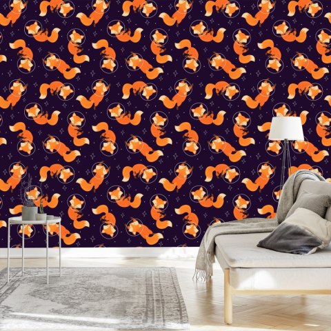 Tapeta Lisy Astronauci Flizelina 53x1000 TR-4031-VER-53