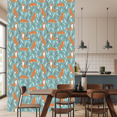 Tapeta Lisy W Zbożu Flizelina 53x1000 TR-4014-VER-53