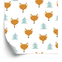 Tapeta Śpiące Lisy Wśród Drzew Flizelina 53x1000 TR-4026-VER-53