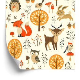 Tapeta Urocze Zwierzęta Leśne Flizelina 53x1000 TR-3986-VER-53