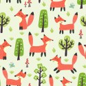 Tapeta Wesołe Liski W Lesie Flizelina 53x1000 TR-3995-VER-53