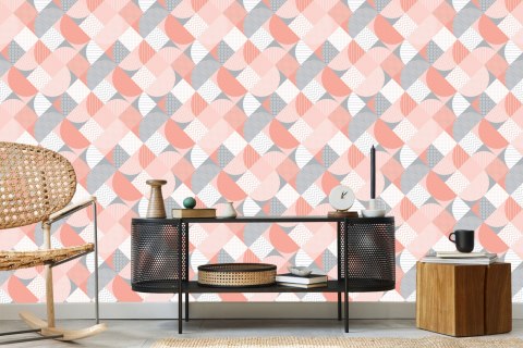 Tapeta Abstrakcyjna Mozaika Geometryczna Flizelina 53x1000 TR-766-VER-53