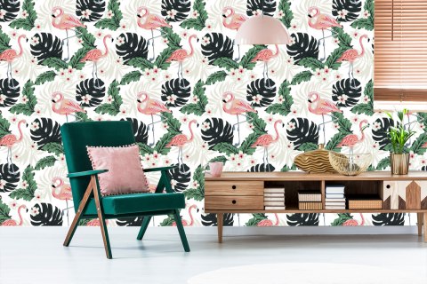 Tapeta - Flamingi Flizelina 53x1000 TR-1678-VER-53