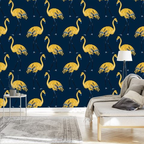 Tapeta - Flamingi Jak Malowane Flizelina 53x1000 TR-2203-VER-53