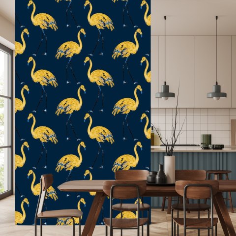 Tapeta - Flamingi Jak Malowane Flizelina 53x1000 TR-2203-VER-53