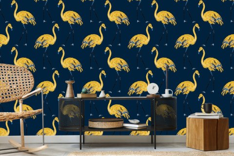 Tapeta - Flamingi Jak Malowane Flizelina 53x1000 TR-2203-VER-53
