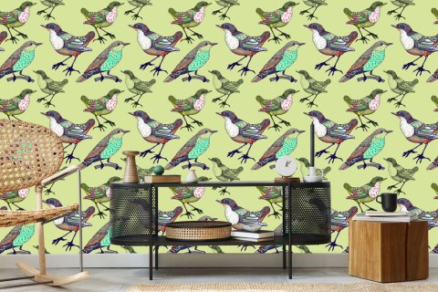 Tapeta - Kolorowe Ptaki Flizelina 53x1000 TR-1538-VER-53