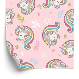 Tapeta Bajkowa Dla Dzieci, Rośliny, Jednorożce Flizelina 53x1000 TR-1903-VER-53