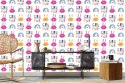 Tapeta Kolorowe Króliki Tęcza Flizelina 53x1000 TR-2110-VER-53