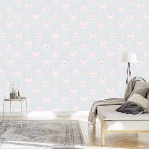 Tapeta Koty Z Tęczą Flizelina 53x1000 TR-2470-VER-53