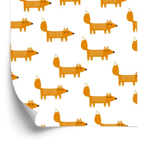 Tapeta Bajkowe Urocze Liski Flizelina 53x1000 TR-4649-VER-53