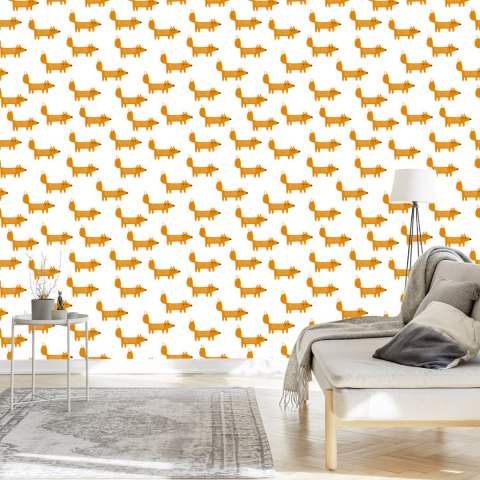 Tapeta Bajkowe Urocze Liski Flizelina 53x1000 TR-4649-VER-53