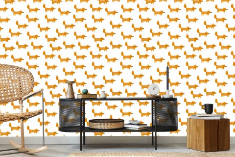 Tapeta Bajkowe Urocze Liski Flizelina 53x1000 TR-4649-VER-53