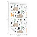 Tapeta Dla Dzieci - Cudowne Zwierzęta Leśne Flizelina 53x1000 TR-1765-VER-53