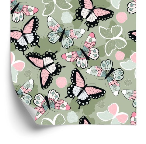 Tapeta Dla Dzieci - Kolorowe Motyle Flizelina 53x1000 TR-472-VER-53