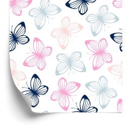 Tapeta Dla Dzieci - Kolorowe Motyle Flizelina 53x1000 TR-551-VER-53