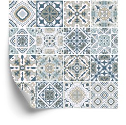 Tapeta Abstrakcyjna Mozaika W Pastelowych Barwach Flizelina 53x1000 TR-521-VER-53