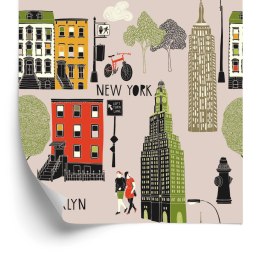 Tapeta Architektura Brooklynu Flizelina 53x1000 TR-3923-VER-53