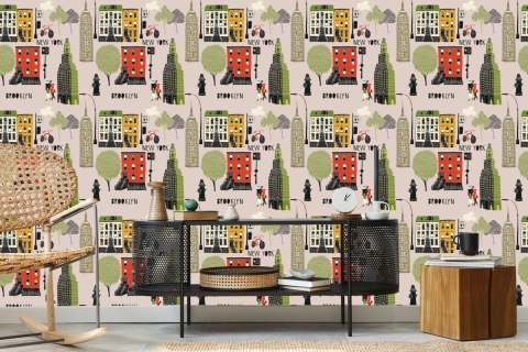 Tapeta Architektura Brooklynu Flizelina 53x1000 TR-3923-VER-53