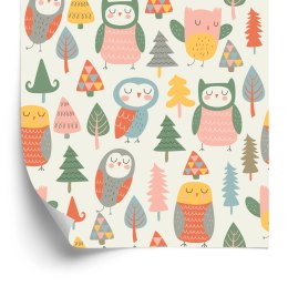 Tapeta Dla Dzieci - Śpiące Sowy Flizelina 53x1000 TR-2908-VER-53