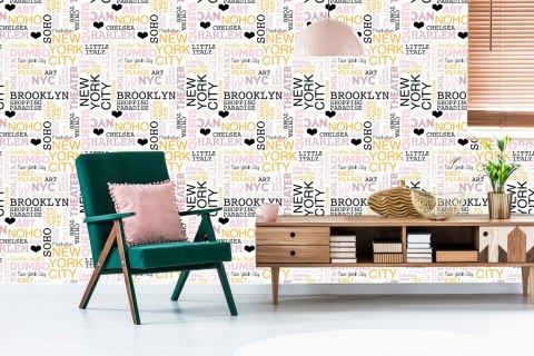 Tapeta Dzielnice Nowego Jorku Flizelina 53x1000 TR-3925-VER-53