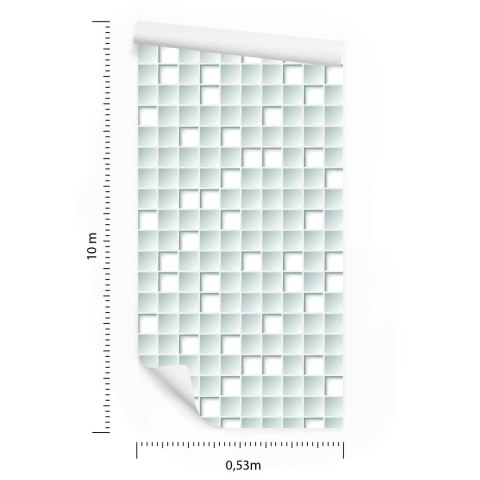 Tapeta 3D, Figury Geometryczne, Kwadraty, Salon Flizelina 53x1000 TR-2378-VER-53