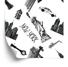 Tapeta Budowle Nowego Jorku Flizelina 53x1000 TR-3956-VER-53