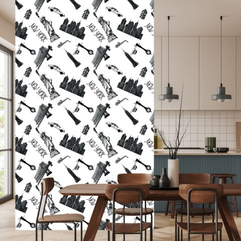 Tapeta Budowle Nowego Jorku Flizelina 53x1000 TR-3956-VER-53