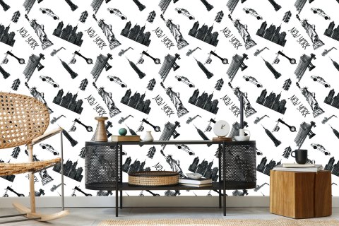 Tapeta Budowle Nowego Jorku Flizelina 53x1000 TR-3956-VER-53