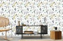 Tapeta Dla Dzieci - Geometryczne Niedźwiedzie Flizelina 53x1000 TR-611-VER-53