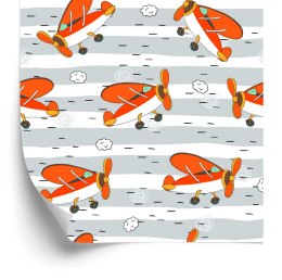 Tapeta Bajkowe Samoloty Retro Flizelina 53x1000 TR-5763-VER-53