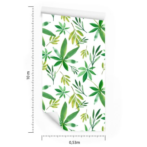 Tapeta Delikatne Kolorowe Listki Flizelina 53x1000 TR-1624-VER-53