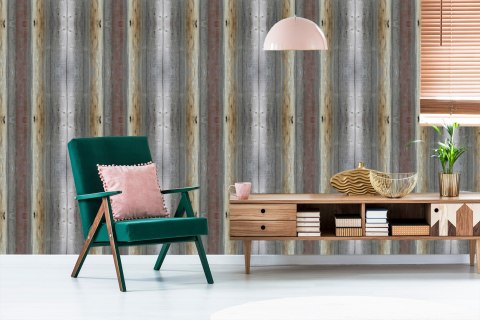 Tapeta Abstrakcyjne Drewniane Deski Flizelina 53x1000 TR-612-VER-53