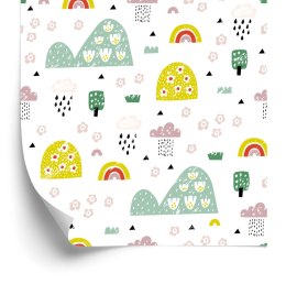 Tapeta Dla Dzieci - Deszczowy Krajobraz Flizelina 53x1000 TR-942-VER-53