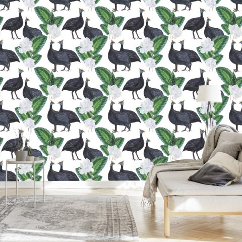 Tapeta - Egzotyczne Ptaki I Rośliny Flizelina 53x1000 TR-3366-VER-53