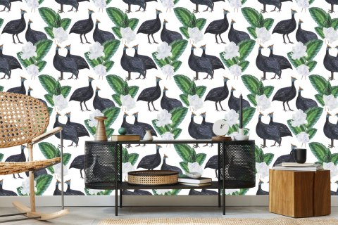 Tapeta - Egzotyczne Ptaki I Rośliny Flizelina 53x1000 TR-3366-VER-53