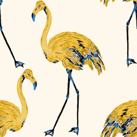 Tapeta - Flamingi Jak Malowane Flizelina 53x1000 TR-2098-VER-53