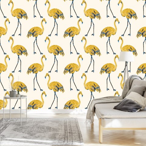 Tapeta - Flamingi Jak Malowane Flizelina 53x1000 TR-2098-VER-53