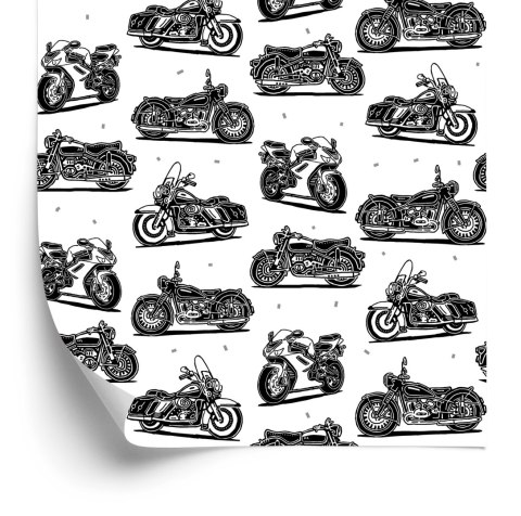 Tapeta Czarno-Białe Motocykle Flizelina 53x1000 TR-5662-VER-53