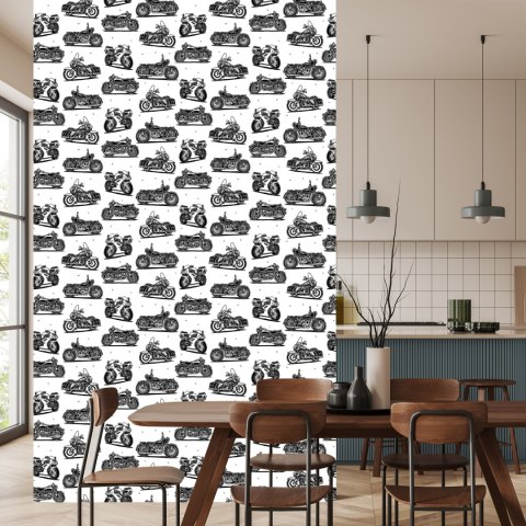 Tapeta Czarno-Białe Motocykle Flizelina 53x1000 TR-5662-VER-53