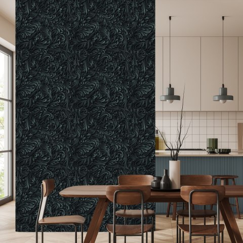 Tapeta 3D, Nowoczesna, Liście, Do Salonu, Biura Flizelina 53x1000 TR-2716-VER-53