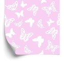 Tapeta Dla Dzieci - Białe Motyle Flizelina 53x1000 TR-588-VER-53