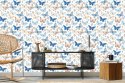 Tapeta Dla Dzieci - Kolorowe Motyle Flizelina 53x1000 TR-1065-VER-53