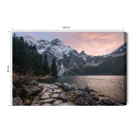 Obraz Na Płótnie Majestatyczny Krajobraz Górski Canvas 120x80 LB-96-C120-80