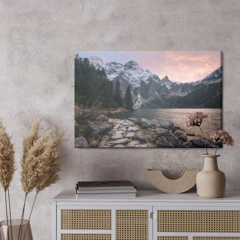 Obraz Na Płótnie Majestatyczny Krajobraz Górski Canvas Naturalny 100x70 LB-96-NC100-70