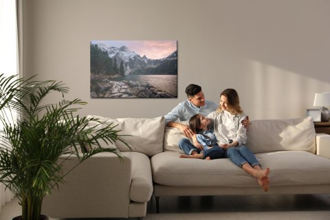 Obraz Na Płótnie Majestatyczny Krajobraz Górski Canvas Naturalny 120x80 LB-96-NC120-80