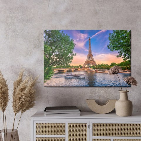 Obraz Na Płótnie Wieża Eiffla, Paryż Canvas Naturalny 100x70 LB-144-NC100-70