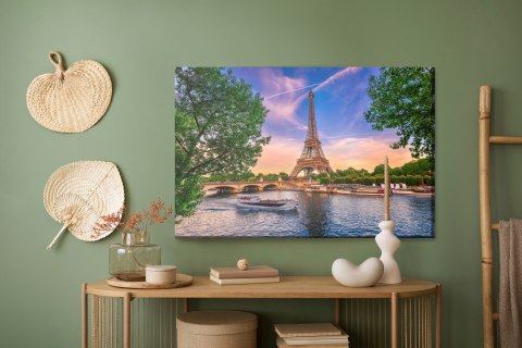 Obraz Na Płótnie Wieża Eiffla, Paryż Canvas Naturalny 100x70 LB-144-NC100-70