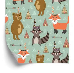 Tapeta Bajkowe Liski Indianie Flizelina 53x1000 TR-4647-VER-53